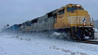 Norfolk Southern 265 NS 1800 Arkport NY 12623 [upl. by Naujad]