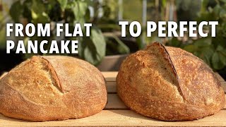 7 ANTIFLAT SOURDOUGH BREAD TIPS [upl. by Lock]