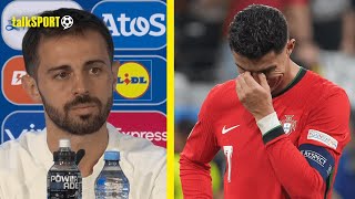 Bernardo Silva DEFENDS Ronaldo Amidst INTENSE Backlash After Penalty Miss vs Slovenia Â©ď¸ŹUEFA đź”Ą [upl. by Suolhcin511]