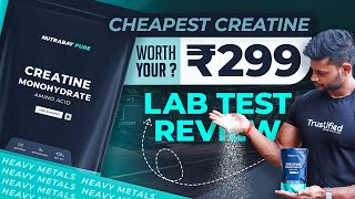 NUTRABAY CREATINE MONOHYDRATE LAB TESTED REVIEW BY TRUSTIFIED  review health gym [upl. by Graybill592]