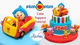 Payaso PLIM PLIM y TUNI para tortas PASO a PASO  Kaomi Tutoriales [upl. by Farleigh]