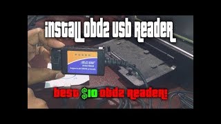 Install OBD2 Scan Tool On Your PC Elm 327 USB Scan ToolEngine Code Reader on Windows 10 [upl. by Ahsaek]