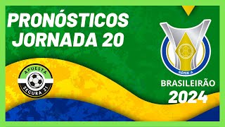 Pronósticos Brasileirao Jornada 20  Liga Brasileña 2024 [upl. by Wilson]