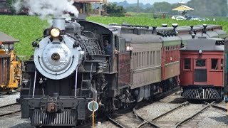 Strasburg Rail Road 90 West Bound Steam Train [upl. by Erialb]