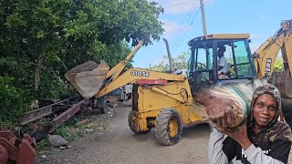 Buying material for the renovation of the house  ground god house project  cutting road [upl. by Pattani376]