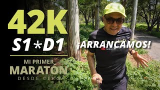 ARRANCANDO EL PLAN DE ENTRENAMIENTO DE 42K — Mi Primer MARATÓN Desde Cero [upl. by Linoel]