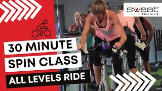 30 Minute Spin® Class  FAT TORCHING Indoor Cycling Workout for BEGINNERS amp ALL LEVELS [upl. by Claudina]