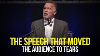 December 2018  Arnold Schwarzenegger Moved The Entire Audience To Tears [upl. by Gerhan]