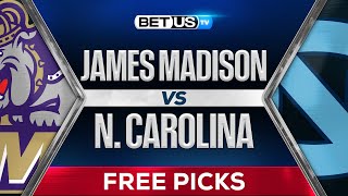 James Madison vs North Carolina  College Football Week 4 Predictions Picks and Best Bets [upl. by Lasko]