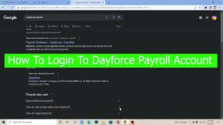 How To Login into Dayforce 2022  Payroll Dayforce Account Sign In [upl. by Drahcir]