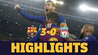 BARÇA 30 LIVERPOOL  Match highlights [upl. by Nawtna]