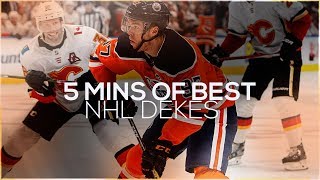 5 Minutes of Best Dekes In NHL [upl. by Eirol180]