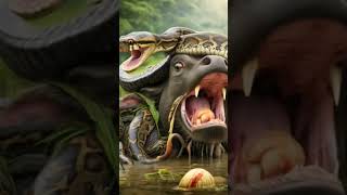 King Kong vs Anaconda। YouTube short Amazon jungle [upl. by Burnett299]