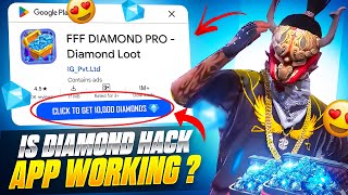 TRYING FREE DIAMOND HACK APPS FROM PLAYSTORE 😳  GARENA FREE FIRE [upl. by Leohcin815]