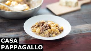 Gnocchi gorgonzola e salsiccia [upl. by Leggat]