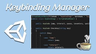 Create your own keybinding manager using Scriptable Objects  Unity [upl. by Erlene829]