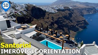 Imerovigli Santorini  Virtual Walking Tour amp Orientation [upl. by Milissa]