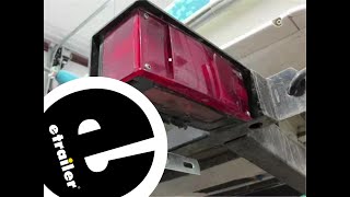 etrailer  Optronics Trailer License Plate Mount Bracket Installation [upl. by Elena373]