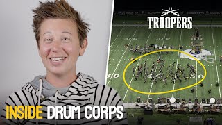 Troopers 2022 designer on quotone of the BEST moments of the summerquot 🔥👀  Inside Drum Corps Ep 2 [upl. by Aihn]