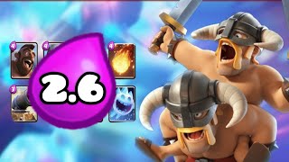 LE DECK 26 AVEC BARBARES DÉLITES Cest INCROYABLE  sur Clash Royale [upl. by Atsahs568]