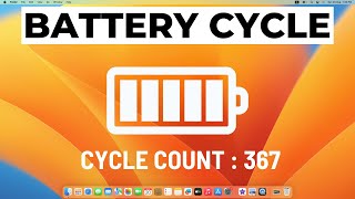 How to Check Battery Cycles on MacBook [upl. by Etnomed]