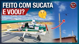 O cara VOOU um um HELICÃ“PTERO feito de sucata e MOTOR DE FUSCA Veja o que realmente aconteceu [upl. by Akirea]