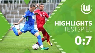 KSV Baunatal  VfL Wolfsburg 07  Highlights  Tore  Testspiel [upl. by Garvin]