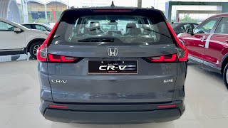 First Look  Honda CRV 2024  7 Seater Premium SUV  METEOROID GREY METALLIC Color [upl. by Beaston]