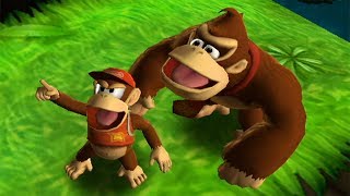 Donkey Kong Country Returns 100 Walkthrough Part 5  World 5 Forest All KONG amp Puzzle Pieces [upl. by Ecal495]