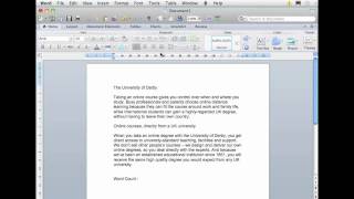 Word Processing  Adding a Word Count [upl. by Irafat]