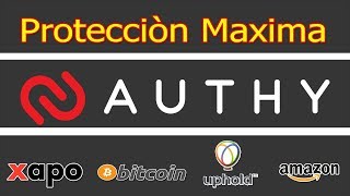 Como activar la MAXIMA seguridad de tus cuentas y monederos con AUTHY twofactor authentication2FA [upl. by Nonnek772]