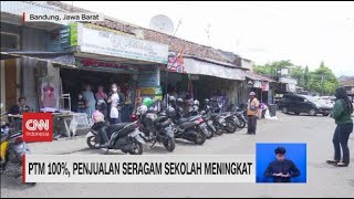 PTM 100 Penjualan Seragam Sekolah Meningkat [upl. by Eidolem243]