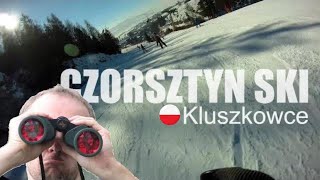 Narty zjazd kamera sportowa  Czorsztyn SKI Kluszkowce [upl. by Molohs831]