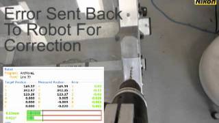 Nikon Metrology KSeries Adaptive Robot Control [upl. by Eseela203]