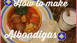 How to make Albondigas or Mexican Meatball Soup [upl. by Jeminah]