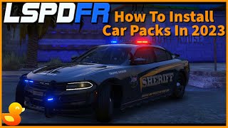 How to Install Car Packs in LSPDFR in 2023 [upl. by Olegnalehcim]