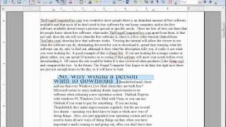 LibreOfficeWriter 14 ParagraphIndent and Spacing [upl. by Clyte]