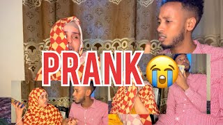 SHAADIYA SHARAF OO PRANK NAXDIN LEH KU SAMEEYSAY ABDIFITAH YARE😱 IYO QARAAXADA ADUUNKA🤩 [upl. by Quinta]