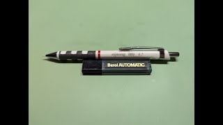 Rotring Tikky Mechanical Pencil and Berol HB Lead [upl. by Eenoj]