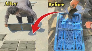 Making A Cement Khaprail Design Step By Step cementcraft jalidesign design viral making [upl. by Tierney]