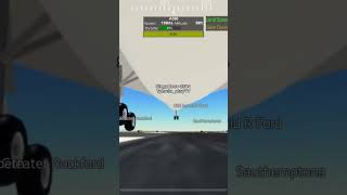 ptfsrobloxlandinga350 Trying to butter land the A350 on mobile device PTFS Roblox [upl. by Craw761]