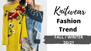 Fashion FallWinter 2021 Knitwear Trends Women [upl. by Costa]