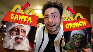 DO NOT ORDER SANTA CLAUS AND GRINCH HAPPY MEAL AT 3 AM GROSS [upl. by Dett]