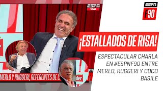 ¡DESOPILANTE charla en ESPNF90 con Mostaza Merlo Coco Basile y Ruggeri [upl. by Chemush]