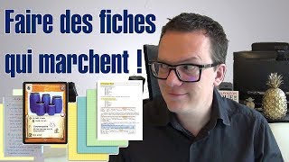 Comment faire des Fiches de Revision QUI MARCHENT [upl. by Heid]