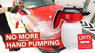 Review Griots Garage Cordless Foamer amp Sprayer  Foaming and Spraying for Auto Detailing [upl. by Neils]