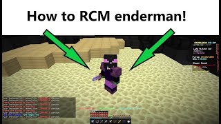 How to RCM enderman slayer Hypixel Skyblock [upl. by Wyatan]