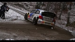 WRC JariMatti Latvala tests MonteCarlo 2015 [upl. by Gottuard]