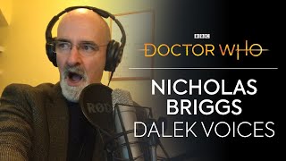 How to Voice a Dalek  Revolution of the Daleks  Doctor Who [upl. by Roeser]