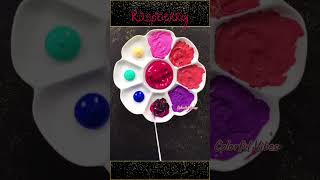 ASMR Colour Mixing Experiment🌈  Raspberry Guess The Colours❗️ [upl. by Woodring]